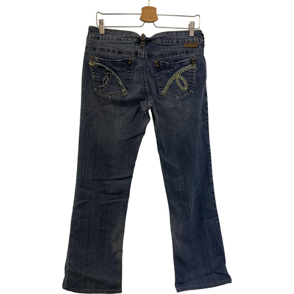 TUFF Cowgirl Low Rise‎ Jeans Size 30 Dark Wash Denim